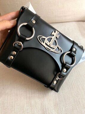 💥💥💥Vivienne Westwood Black Kim Crossbody Bag